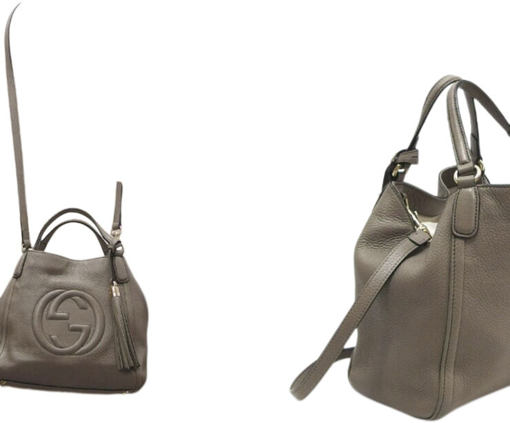 Gucci Vintage Gucci Shoulder Bag Brown