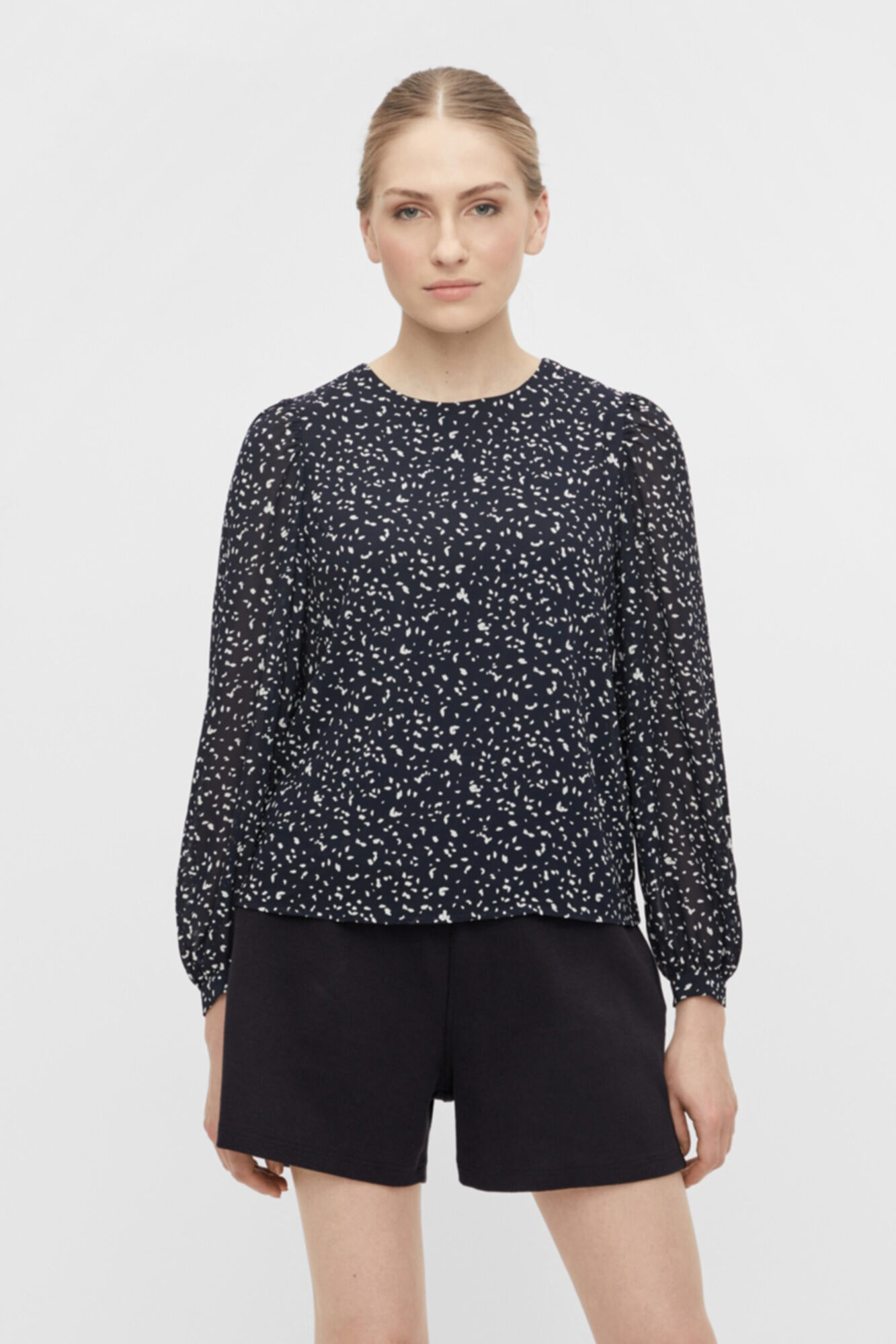 Blusa em tecido sustentável - Azul