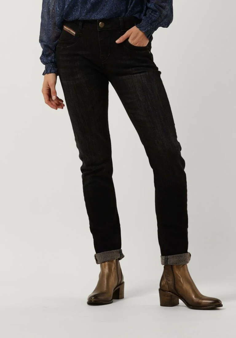 MOS MOSH grijze mos mosh skinny jeans naomi chain brushed jeans