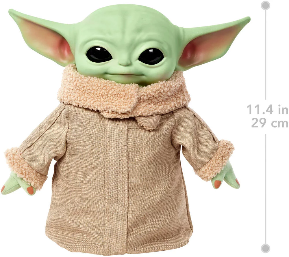 STAR WARS - THE MANDALORIAN - PELUCHE ANIMEE BEBE GROGU