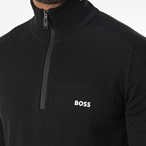 Pull Col Zippé Zolet 50482399 Noir