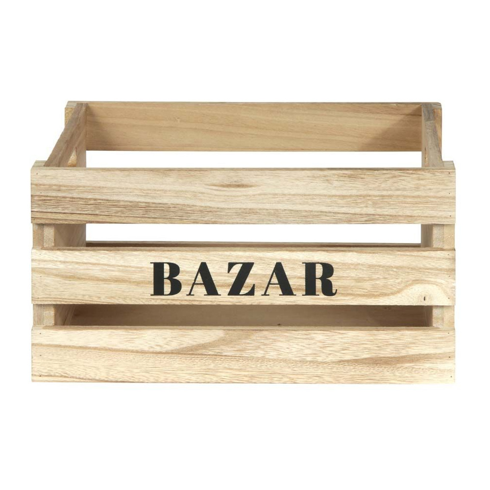 Cagettes en bois bazar (lot de 3)