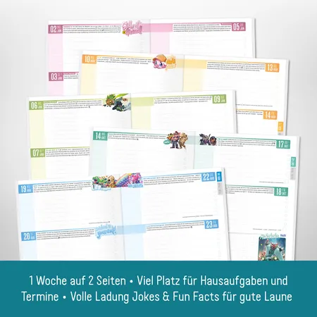 Häfft-Verlag Das Hausaufgabenheft - Let’s play - 2024/2025, A5