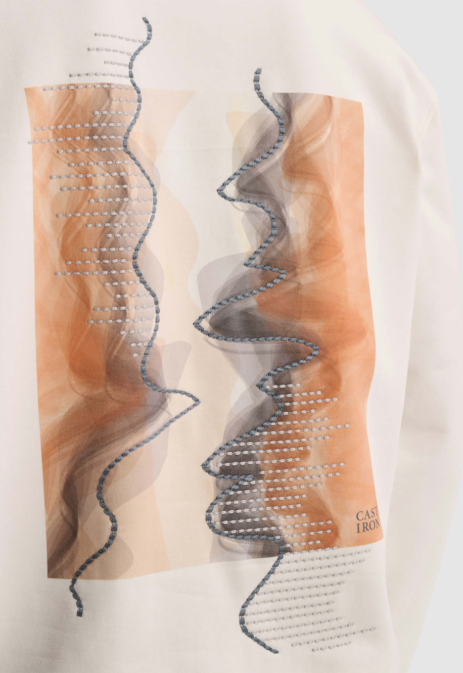 Cast Iron Relaxed Graphic Sweater