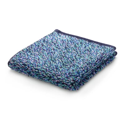 Japanisches Frottiertuch Multicolor, Blau, Seifentuch