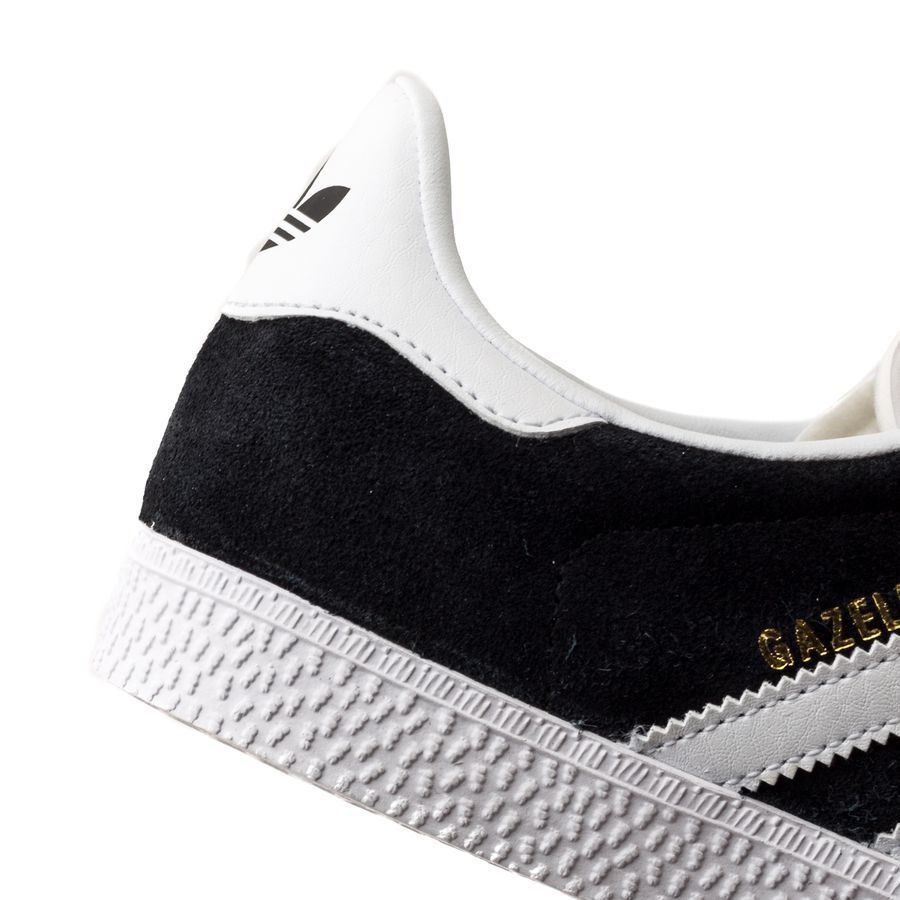 adidas Originals Chaussures Gazelle - Noir/Blanc/Doré Enfant