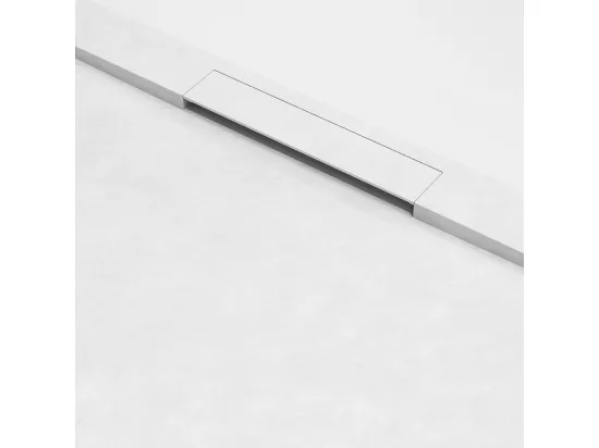 Receveur de Douche Extraplat RAGNAR Gris 80x80x3cm - Texture Ardoise 75% Minéral, Antidérapant, Antibactérien, LAVABERG