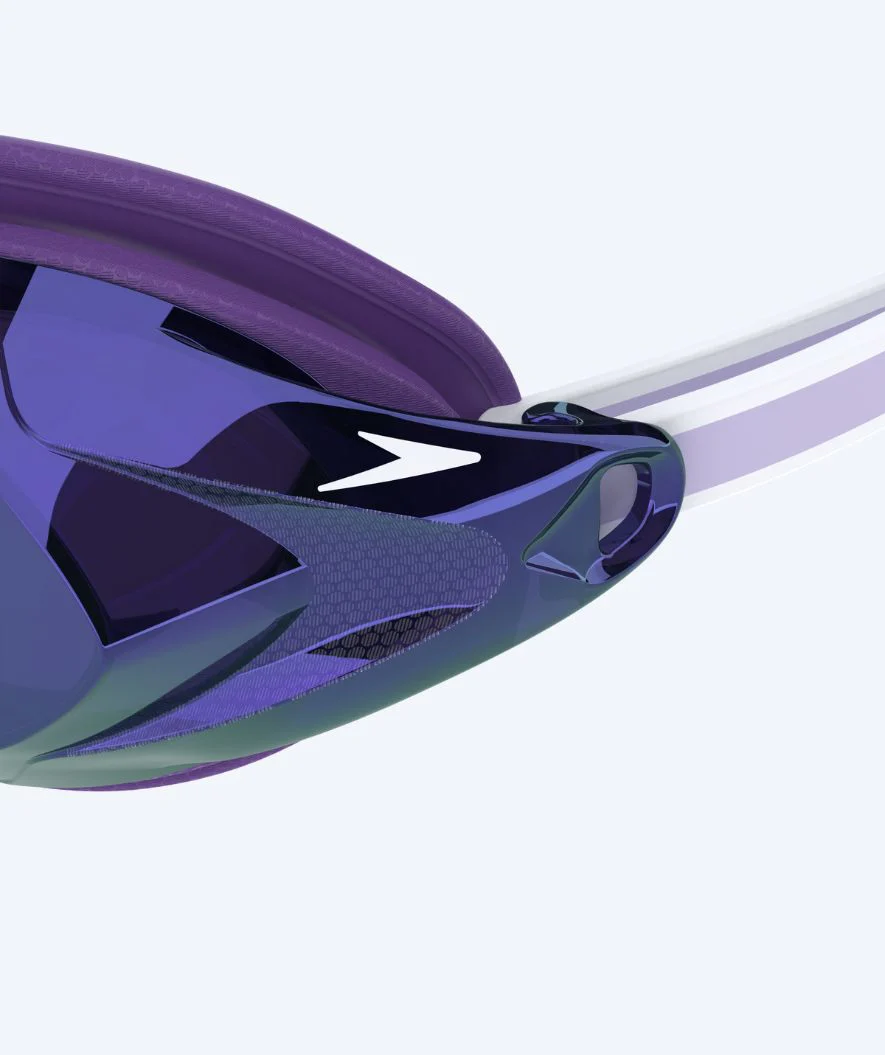 Speedo Elite svømmebriller til damer - Vanquisher 3.0 Mirrored - Lilla
