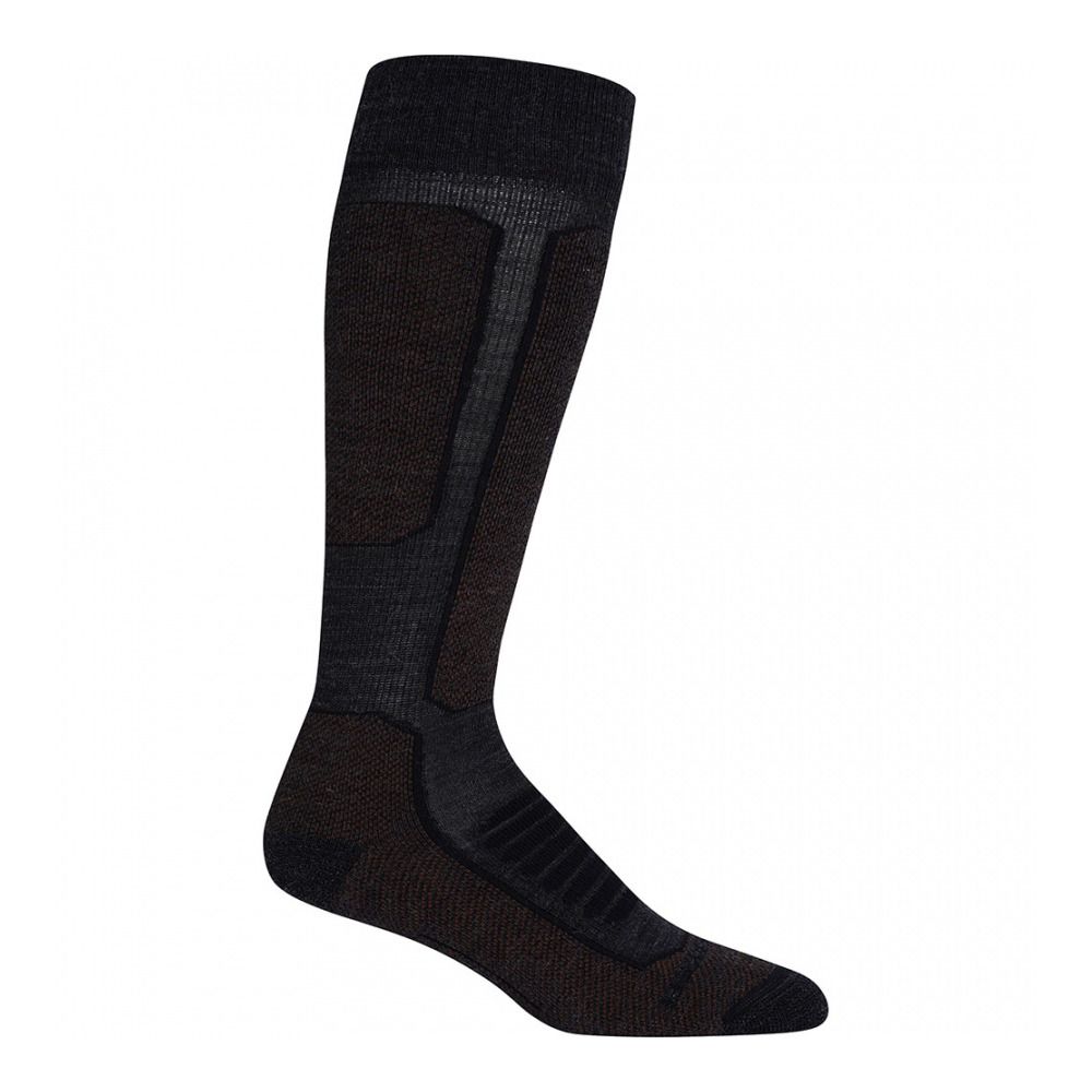 Icebreaker SKI+ - Chaussettes Femme jet hthr/espresso/black