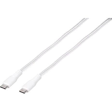 Vivanco opladerkabel 1,5 meter - hvid