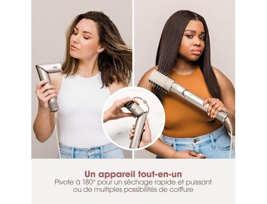 SHARK - Sèche-cheveux Seche-cheveux & styler 2 en 1 - flexstyle - hd446sleu
