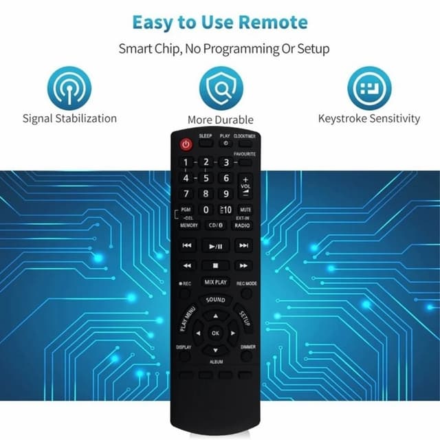 TV fjernbetjening Erstatning for N2QAYB001102 Til Panasonic TV