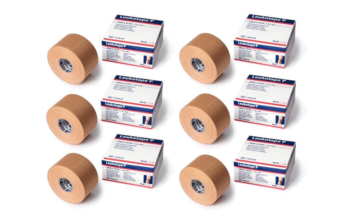 Leukotape P 6 Stück à 3.8 cm<br>Speziell konzipiert für die McConell Therapie