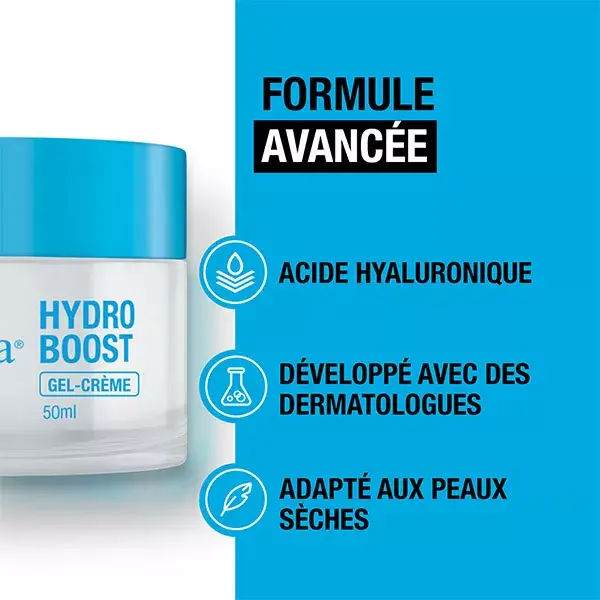 Neutrogena Gel-Crème Hydro Boost Crème Hydratante Peaux Sensibles Lot 2 x 50 ml