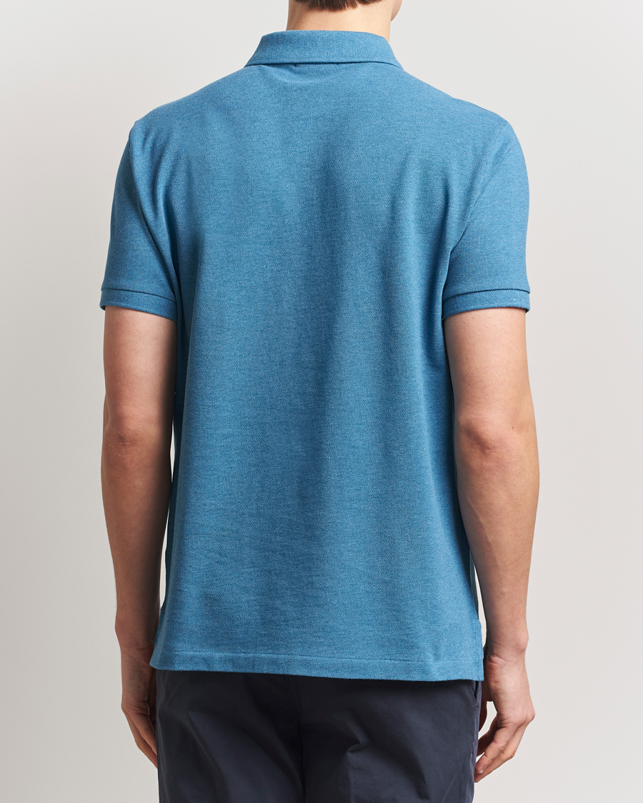 Polo Ralph Lauren Custom Slim Fit Polo Marine Heather
