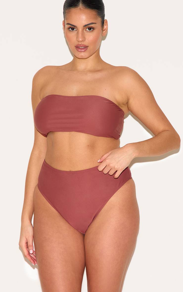 Rouille Haut De Bikini Bandeau Basique Plus