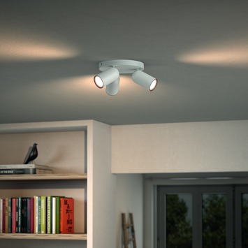 Philips Opbouwspot MyLiving Pongee LED Wit 3 x 5.5W