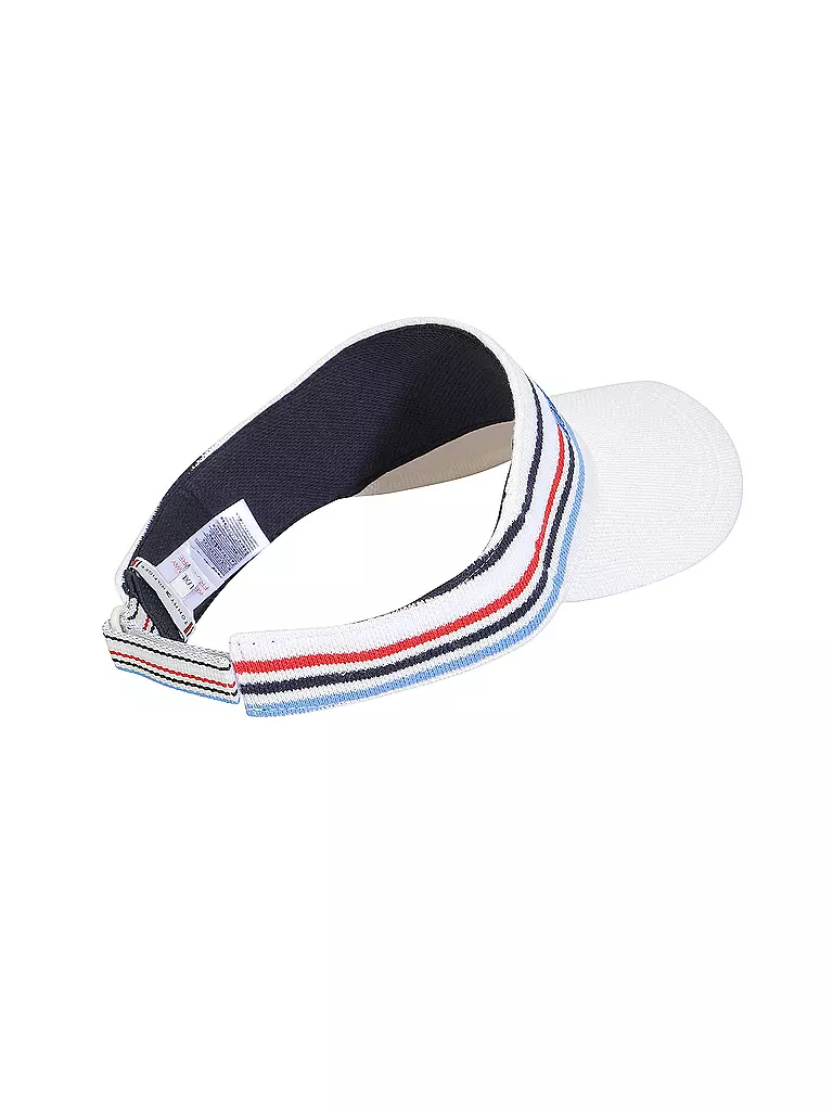 TOMMY HILFIGER Mädchen Kappe - Visor Cap weiss