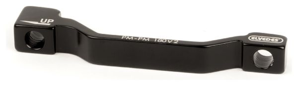 Adaptateur Frein Elvedes PM/PM 180 mm Avant Noir