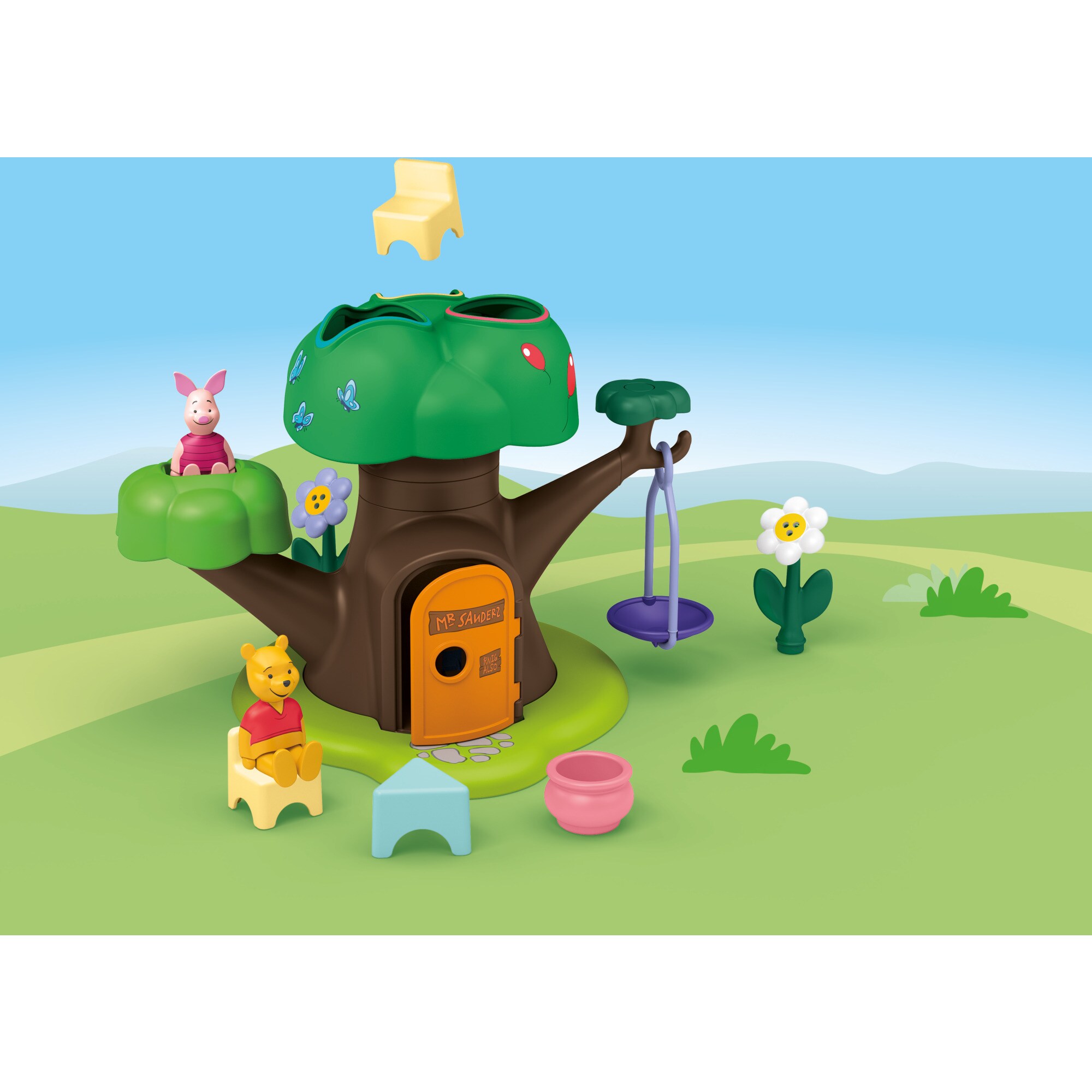 PLAYMOBIL Konstruktionsspielzeug Junior & Disney: Winnies & Ferkels Baumhaus