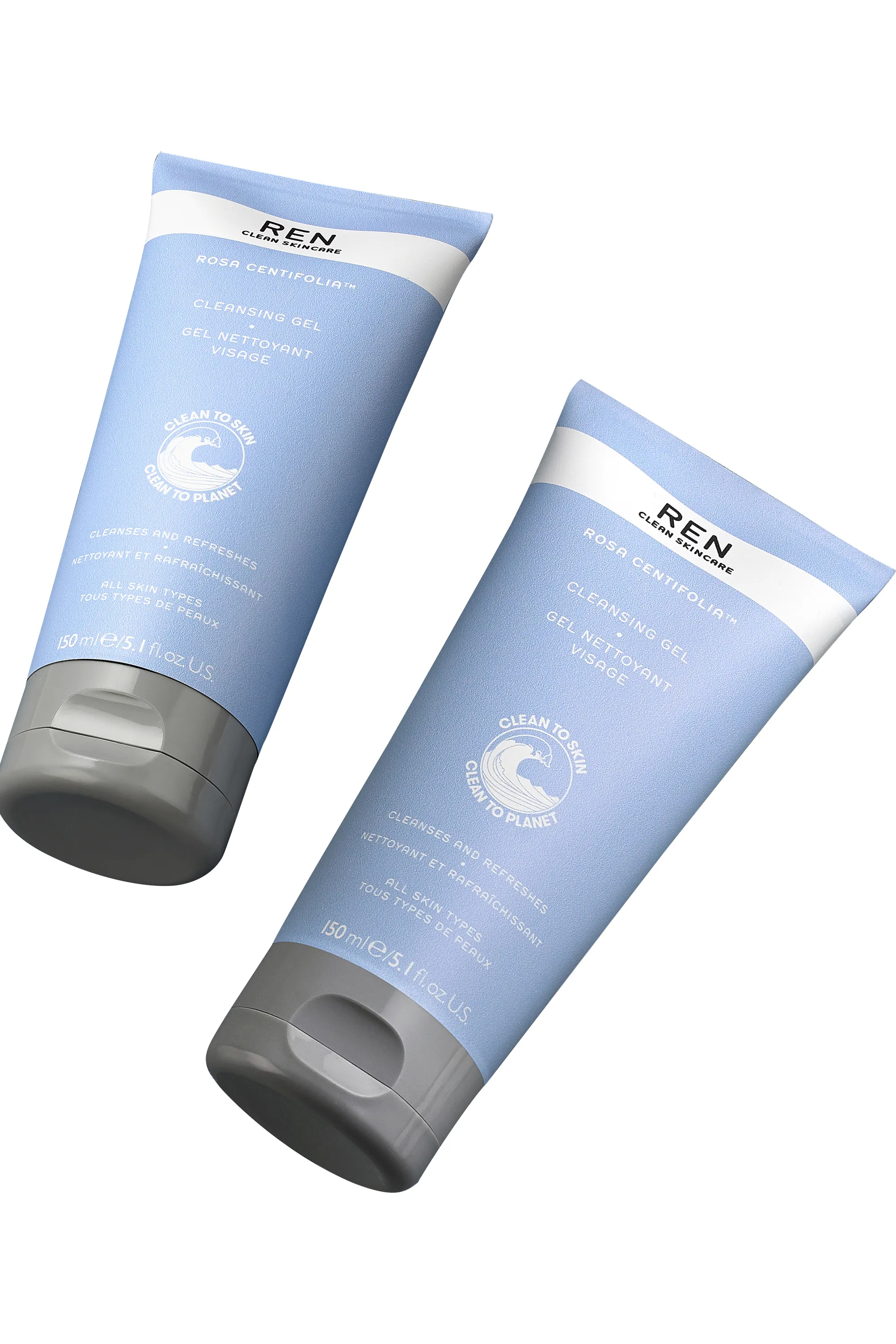 REN Gel nettoyant doux Rosa Centifolia™