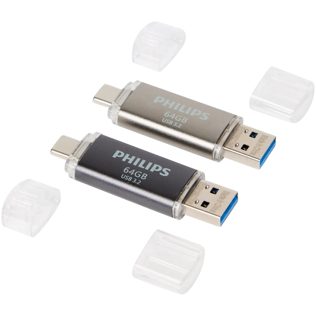 Clés USB Philips USB-A et USB-C