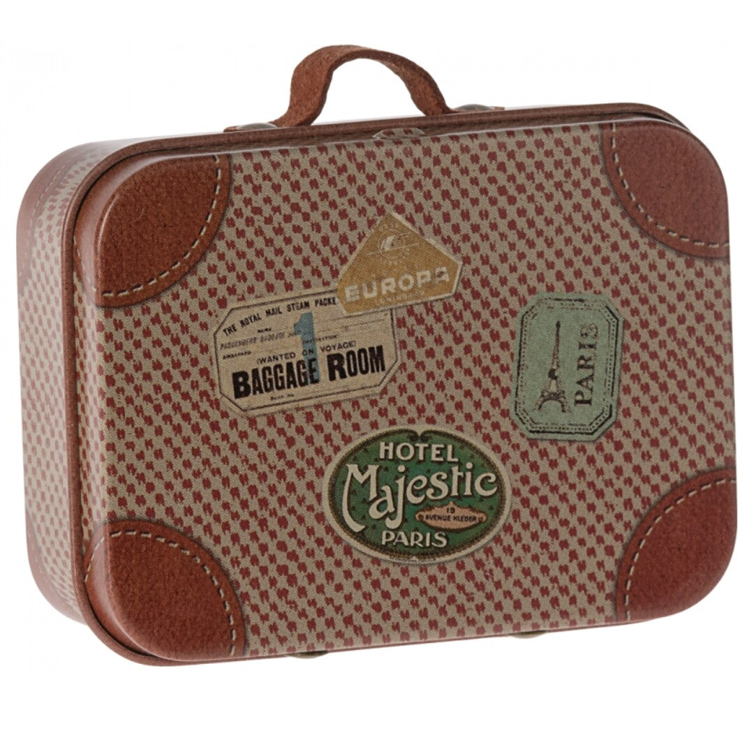 Maileg koffertje travel rose - 7,5 cm