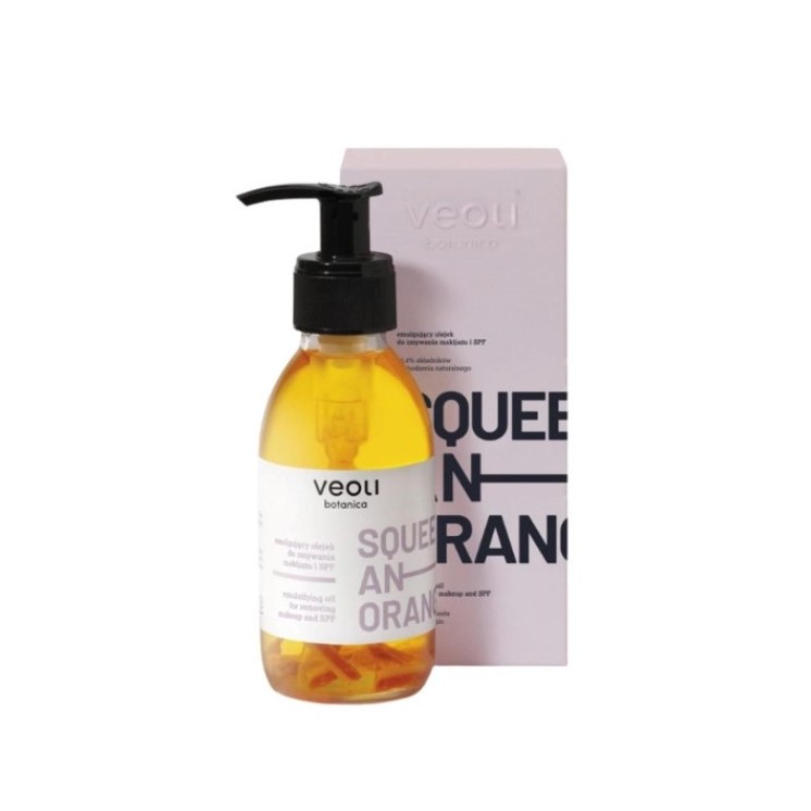 Veoli Botanica Squeeze, ein emulgierendes Orange Make-up-Entfernungsöl und SPF 132,7 g