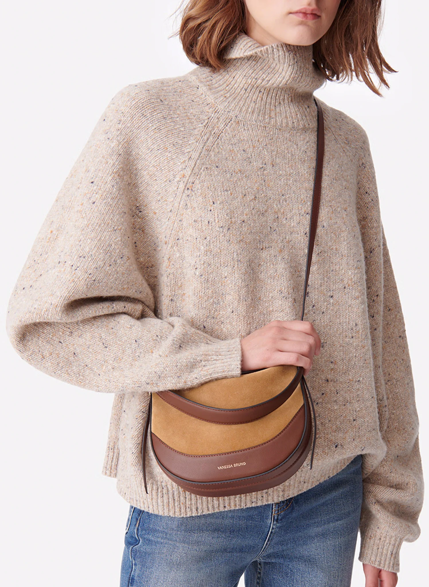 MINI DAILY BAG - Sac bandoulière en cuir | Marron