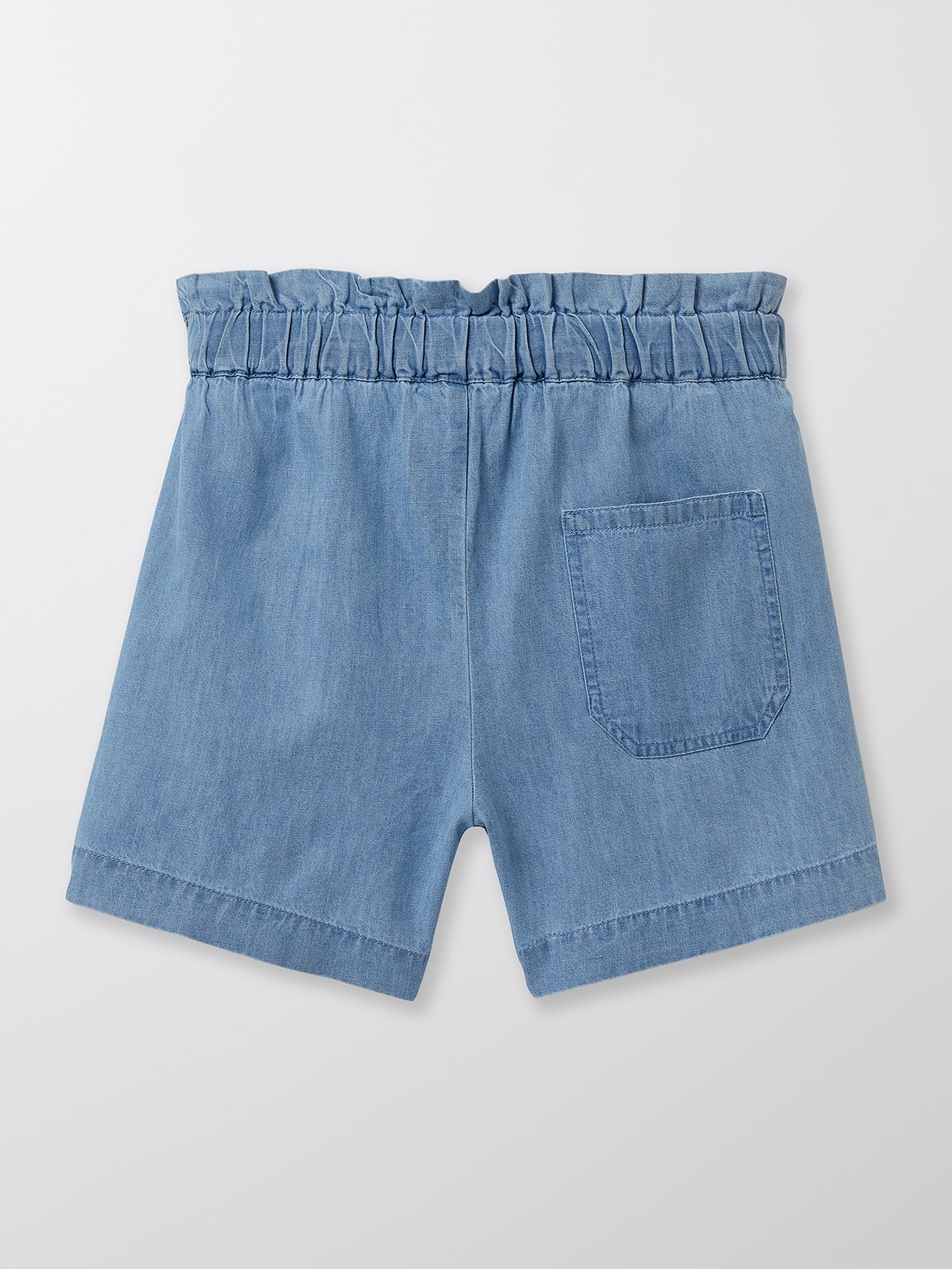 Short Fille en denim light