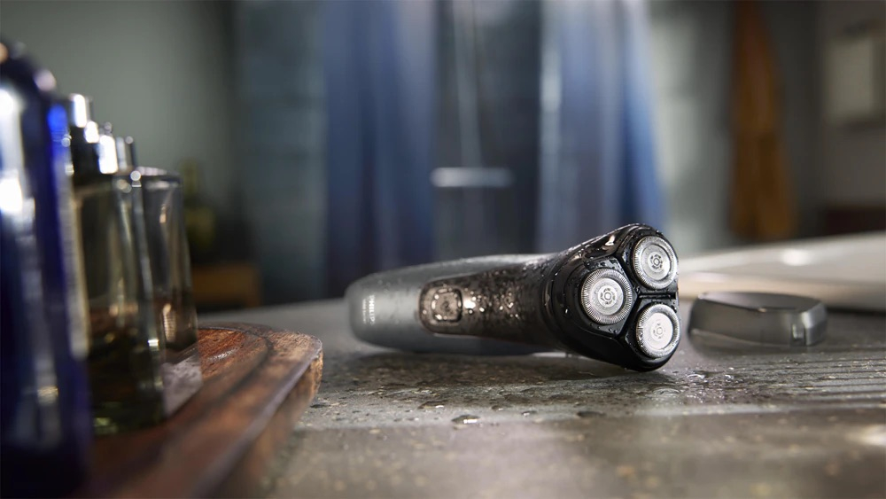 Shaver Series 1000 Elektrischer Scherkopf Haarschneider Bart Trimmer Akku Rasierer Wet & Dry (S1142/00) - Schwarz