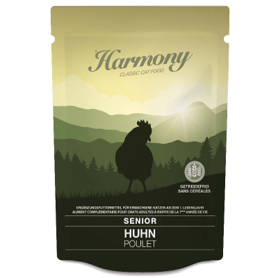 Harmony Cat Senior Huhn 12x80g