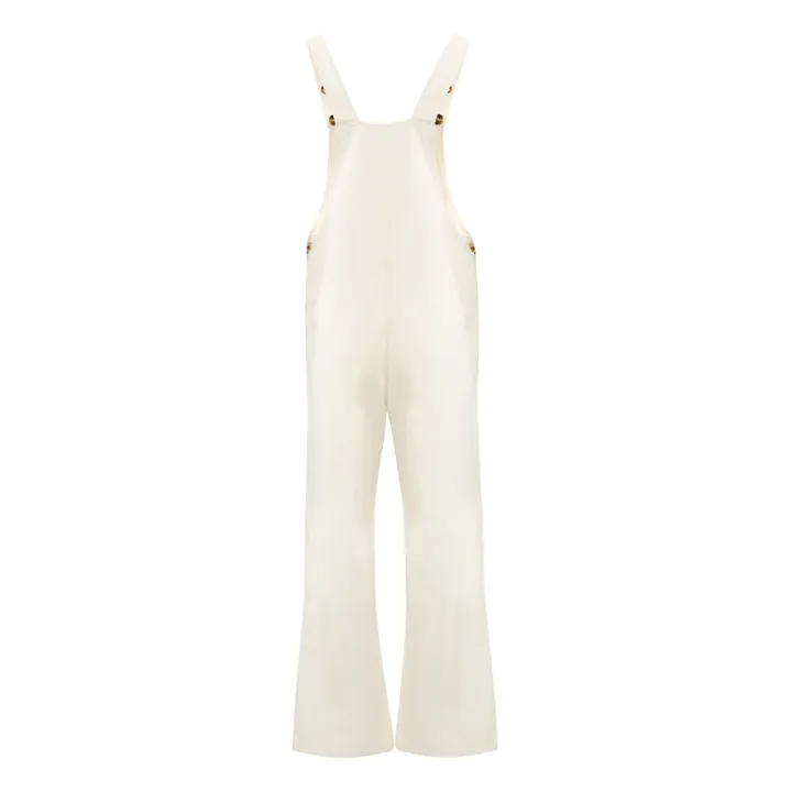 Poudre Organic Salopette Denim Quetsche - Collection Femme  | Ecru