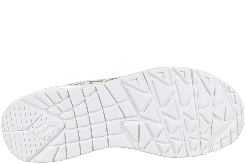 SKECHERS UNO - GOLDEN HEART WHITE SNEAKER