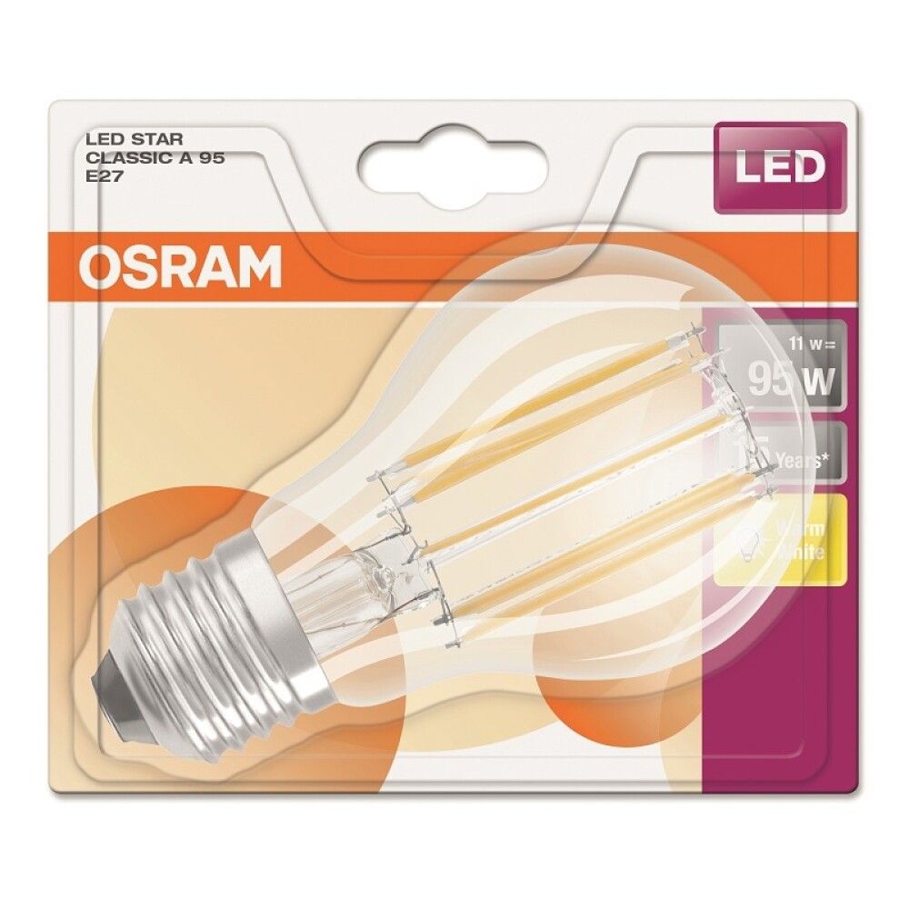 LYSPÆRE OSRAM LED STAR CLASSIC A E27 10W