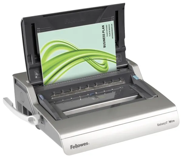 Fellowes Galaxy-E Wire, Elektrisk, 130 ark, Grafit