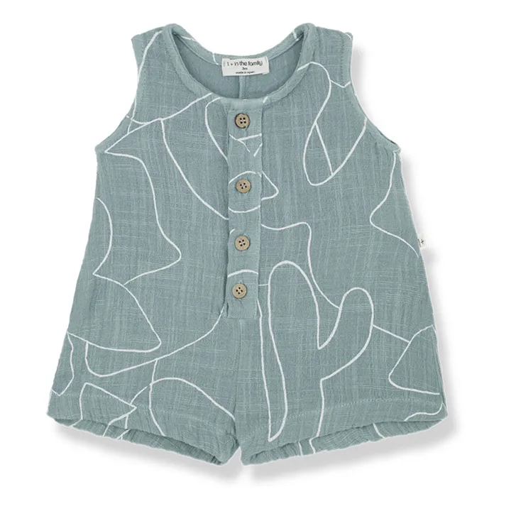 1+ in the family Combishort Viviana Fleurie | Bleu Vert