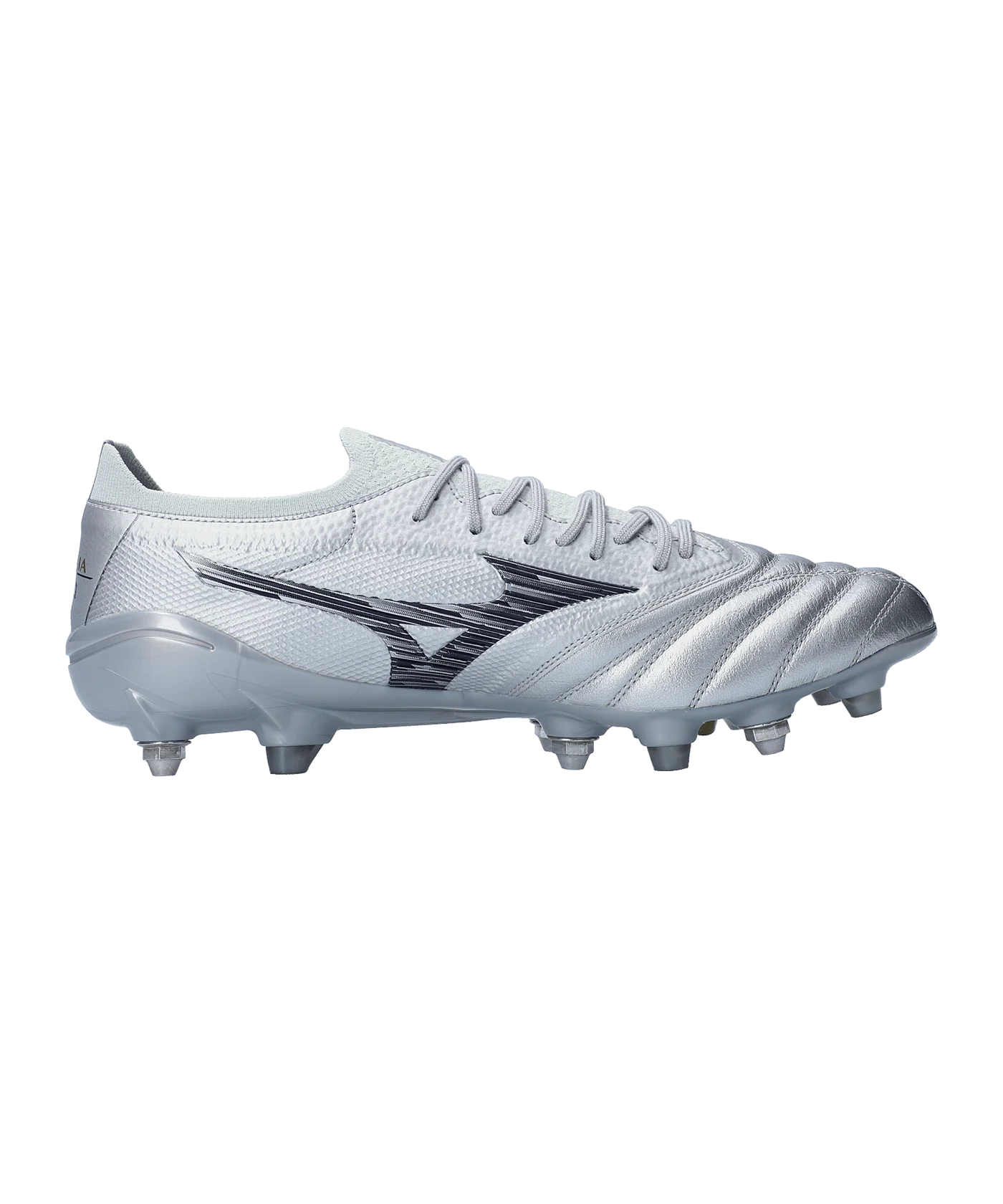 Mizuno Morelia Neo Beta Made in Japan Mix SG Platinum Silver Silber F04