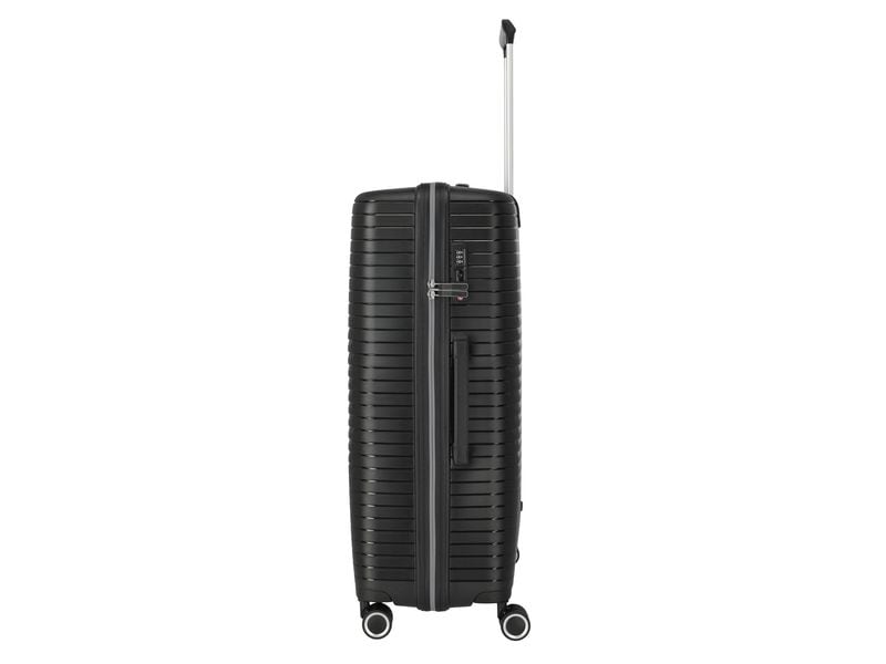 travelite Reisekoffer ORBITA Trolley, L Schwarz Der kompakte Begleiter für bunte Reisen