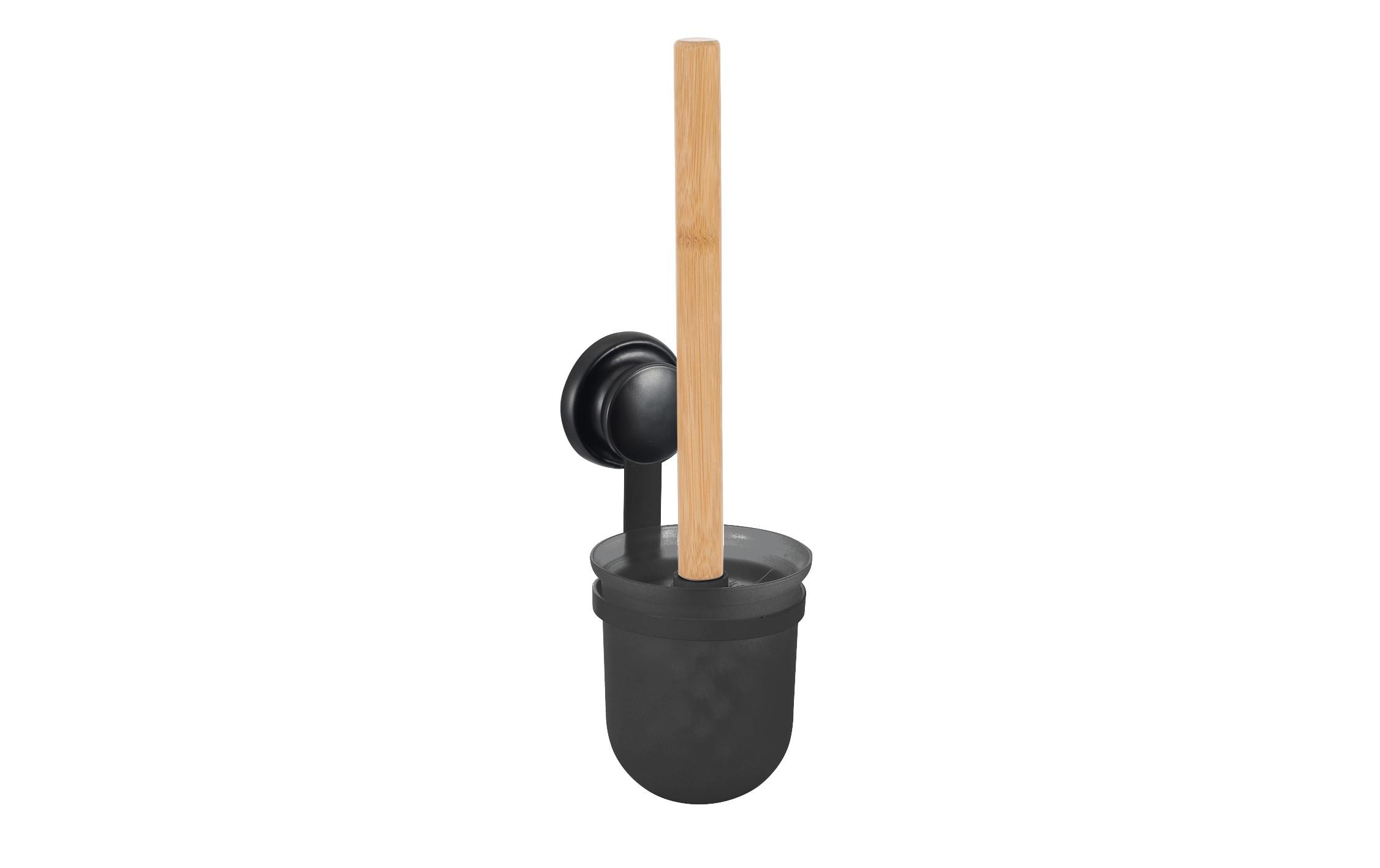Toilettenbürste Nature/Schwarz mattWC-Bürstenhalter