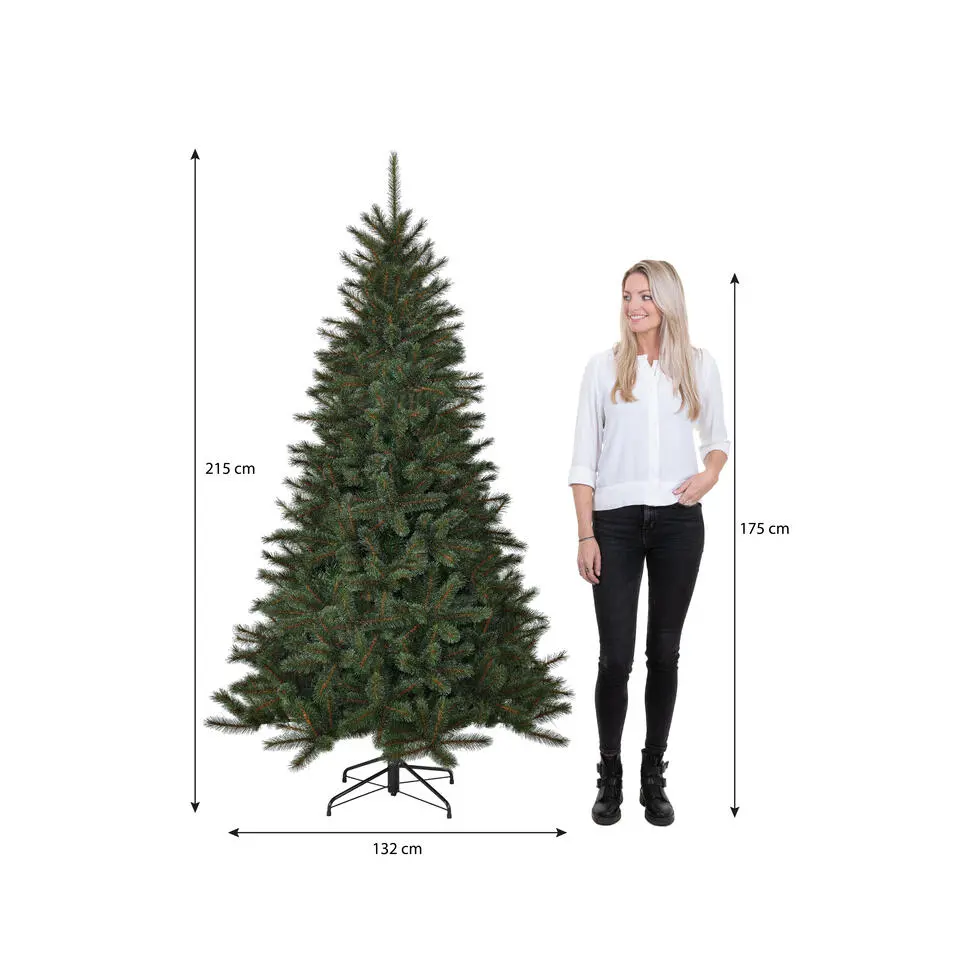 Black Box Trees Toronto Kunstkerstboom - H215 x Ø132 cm - Groen