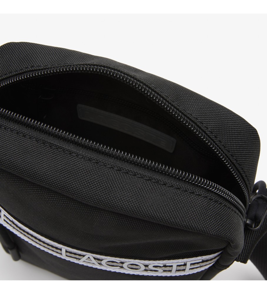 Bolsa transversal Lacoste Neocroc Messenger vertical preta