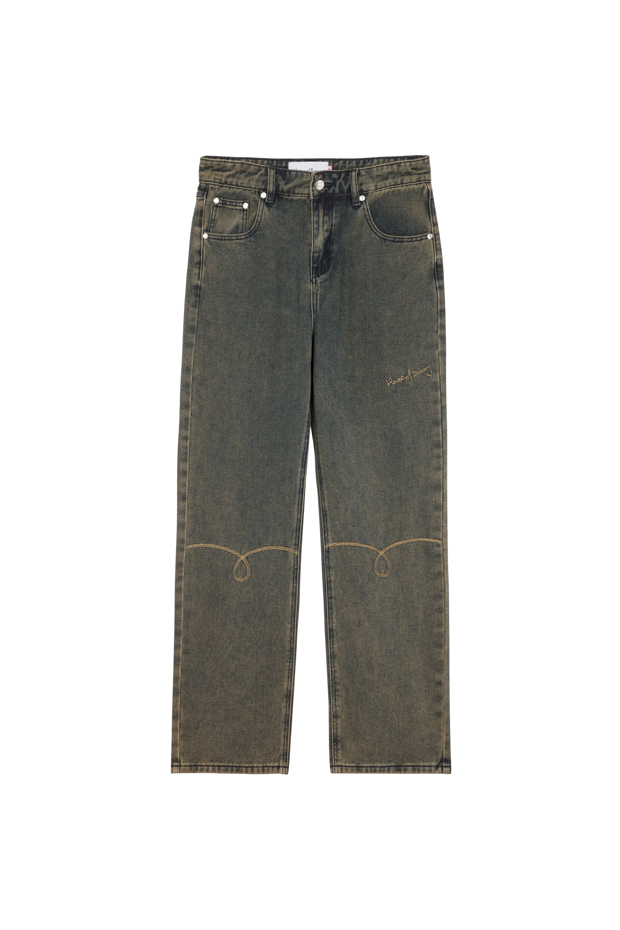 HOUSE OF SUNNY Jean COURTYARD STRAIGHT LEG DENIM Bleu
