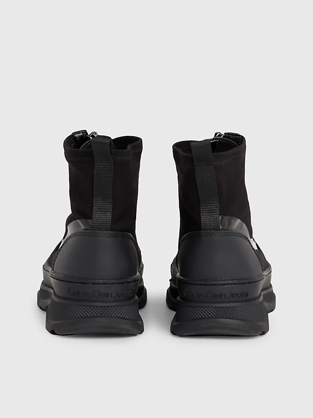 Botas infantis com zíper frontal