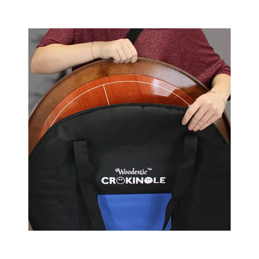 Woodestic Crokinole Tournament Carry Case (Bleu)