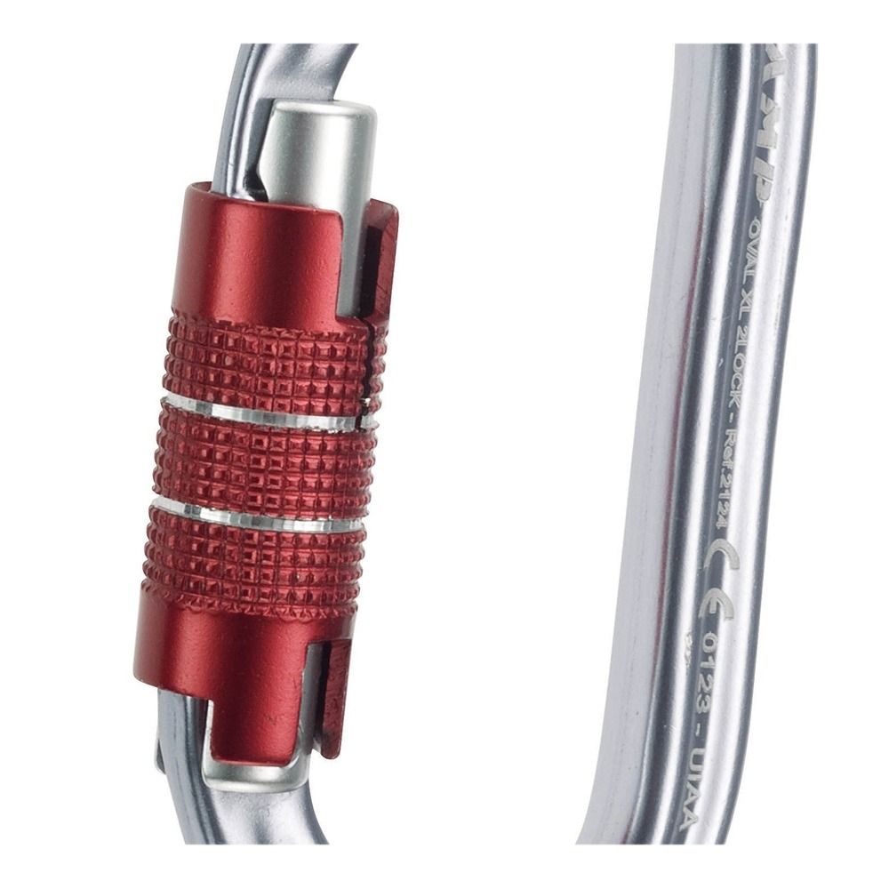 Camp OVAL 2 LOCK - Mousqueton gris