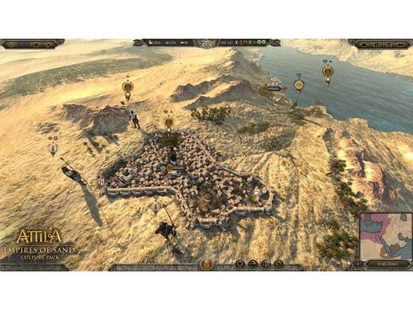SEGA Total War: ATTILA - Empires of Sand, Nedlastbart innhold for videospill (DLC), PC, Tysk, Engelsk, Fransk, Italiensk, Tilkoblet, Creative Assembl