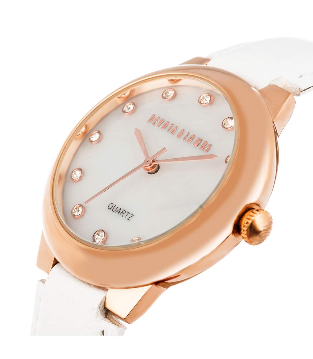 Montre Femme Devota & Lomba Quartz Dl006Wn-03Whi