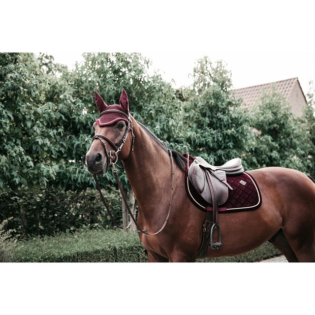 Zadeldek Kentucky Corduroy Donkerrood
