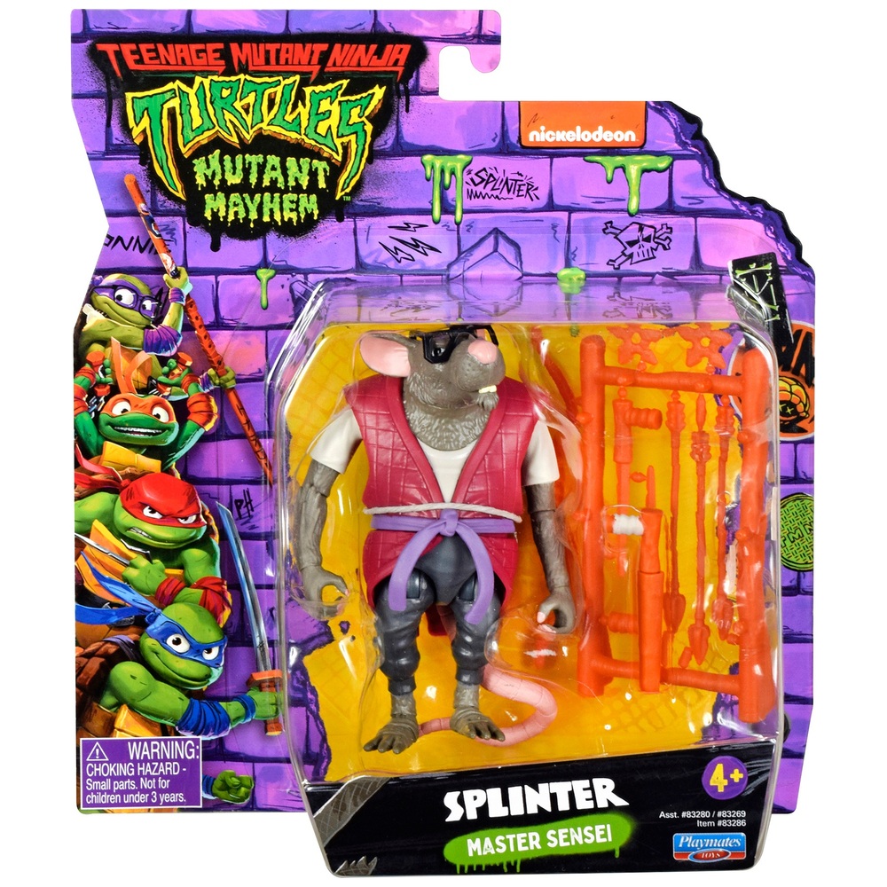 Teenage Mutant Ninja Turtles Mutant Mayhem Figur - Splinter